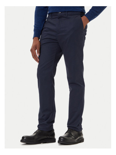 Calvin Klein Чино панталони LV04LD613G Тъмносин Slim Fit
