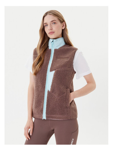 adidas Жилетка за костюм Terrex Xploric JN0927 Кафяв Regular Fit