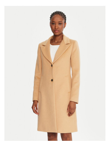 Rinascimento Преходно палто CFC0126117003 Бежов Regular Fit