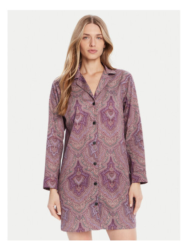 LAUREN RALPH LAUREN Нощница ILN32449 Виолетов Regular Fit