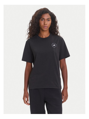 adidas by Stella McCartney Тишърт True Casuals HR9170 Черен Regular Fit