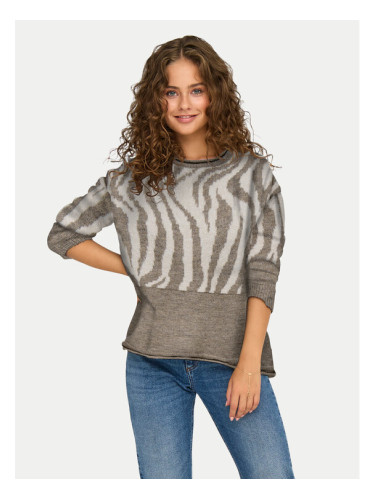 ONLY Пуловер Jade 15294969 Зелен Regular Fit