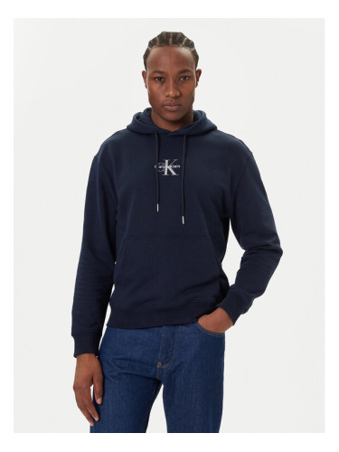 Calvin Klein Jeans Суитшърт LV04RD243G Тъмносин Regular Fit