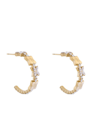 Guess Обици JUBE05 505JW Златист