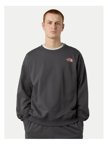 The North Face Суитшърт Expedition Celebration NF0A8E3G Сив Relaxed Fit