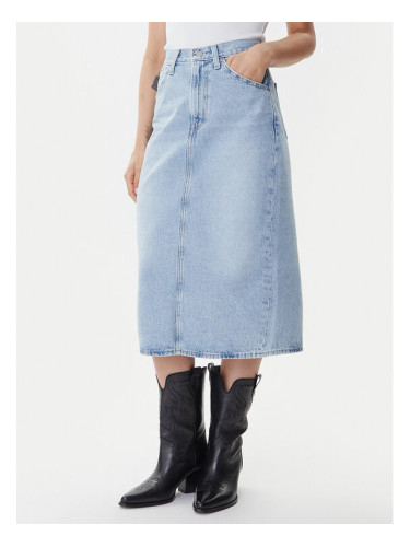 Levi's® Дънкова пола 001VH-0001 Син Regular Fit