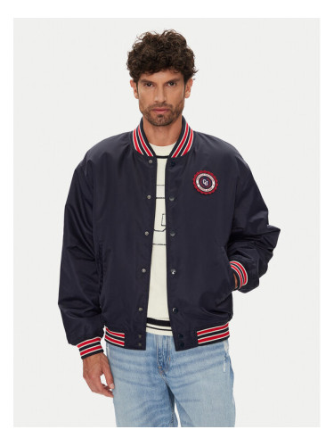 Guess Jeans Яке бомбър M5YL15 WHAA2 Тъмносин Regular Fit