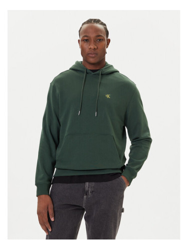 Calvin Klein Jeans Суитшърт LV04RC297G Зелен Regular Fit