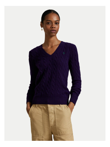 Polo Ralph Lauren Пуловер 211971866010 Виолетов Slim Fit