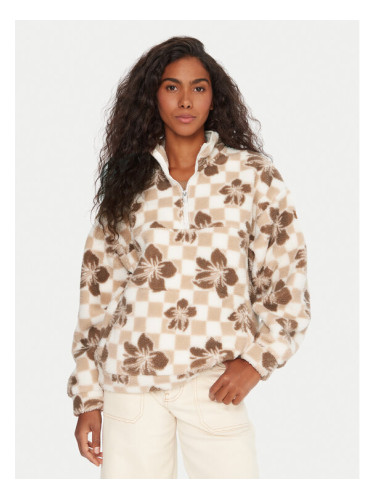 Roxy Полар Jive Talking ERJPF03208 Бежов Oversize