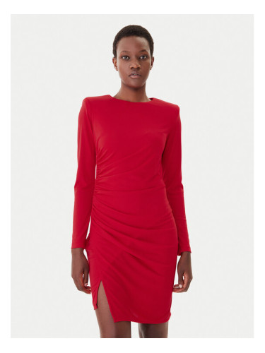 Gaudi Коктейлна рокля 521FD14009 Червен Slim Fit