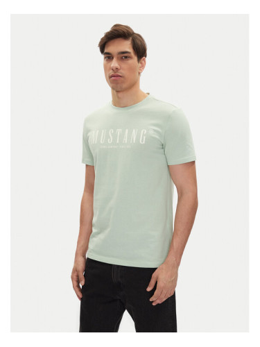 Mustang Тишърт Austin 1016480 Зелен Regular Fit
