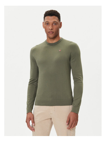 Napapijri Пуловер Droz NP0A4I2G Зелен Regular Fit