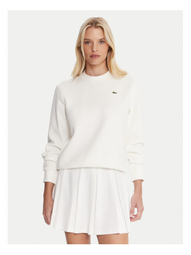 Lacoste Суитшърт SF5245 Екрю Relaxed Fit