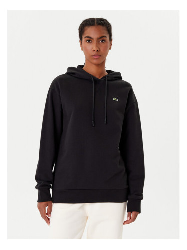 Lacoste Суитшърт SF7612 Черен Oversize