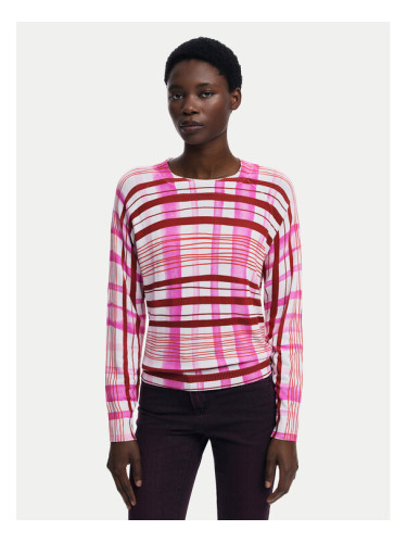 Desigual Пуловер Noruega 25WWJF41 Червен Regular Fit