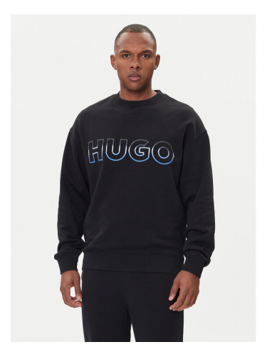 HUGO Суитшърт Nogocrew 50549148 Черен Regular Fit