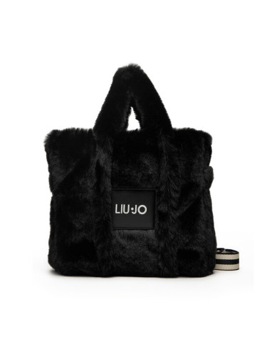 Liu Jo Дамска чанта M Tote TF5270 E0374 Черен