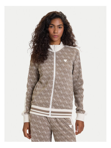 Guess Суитшърт V5BQ16 K1990 Кафяв Regular Fit