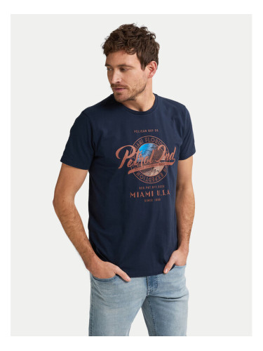 Petrol Industries Тишърт M-1050-TSR602 Тъмносин Regular Fit