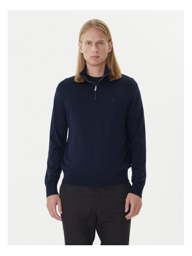 Calvin Klein Пуловер LV04LD318G Тъмносин Regular Fit