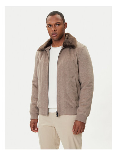 Bugatti Преходно яке 872796 81040 Бежов Regular Fit