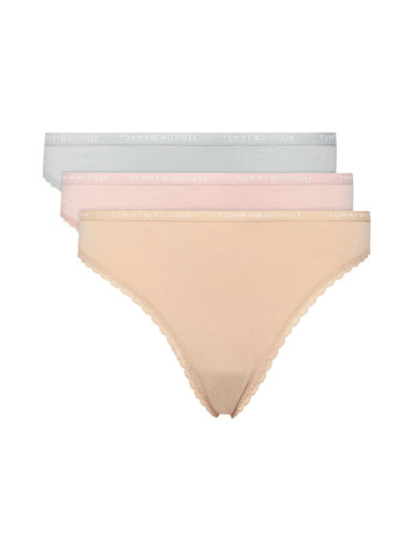 Tommy Hilfiger Комплект 3 чифта прашки UW0UW05954 Цветен