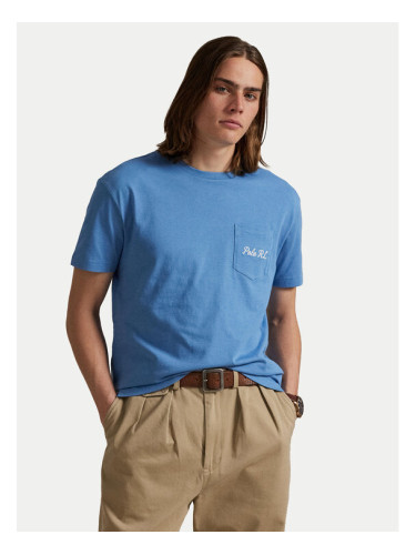 Polo Ralph Lauren Тишърт 710P00084001 Син Custom Slim Fit