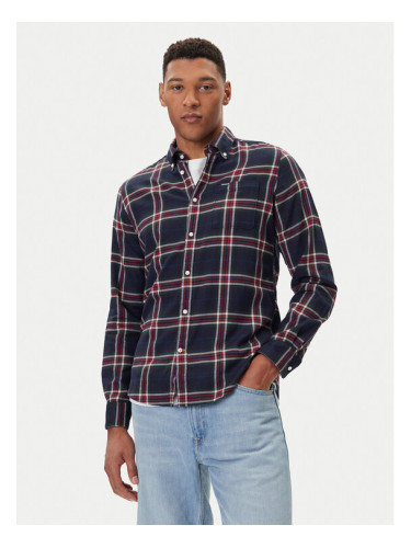 Barbour Риза Crossfell MSH4995BL53 Тъмносин Tailored Fit