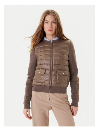Tommy Hilfiger Яке бомбър WW0WW46741 Кафяв Regular Fit