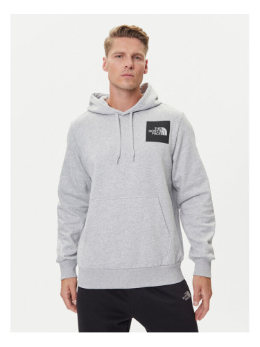 The North Face Суитшърт Fine NF0A89EU Сив Regular Fit
