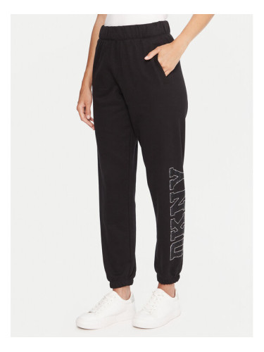 DKNY Sport Долнище анцуг DP5P3737 Черен Regular Fit