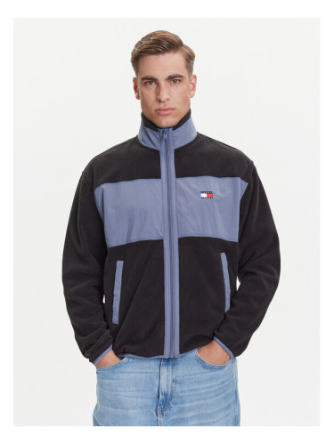 Tommy Jeans Полар DM0DM21906 Черен Relaxed Fit