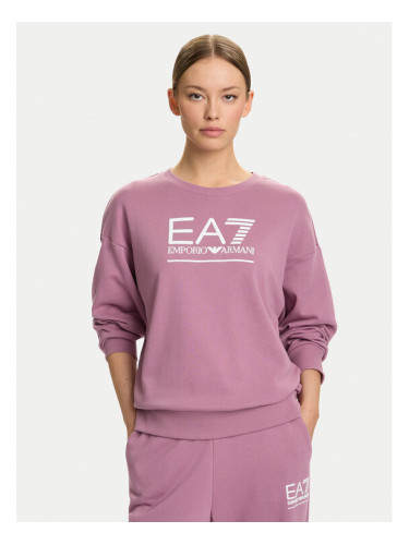 EA7 Emporio Armani Суитшърт 7W000416 AF12473 UA272 Розов Relaxed Fit