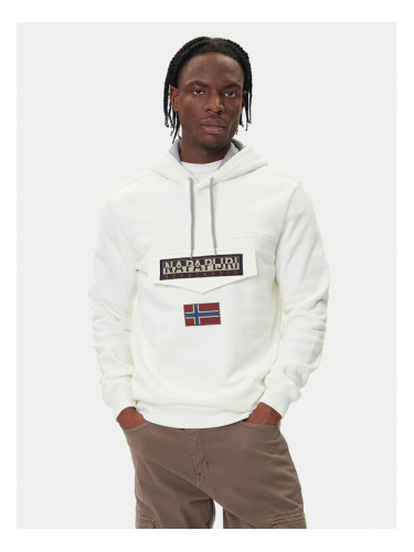 Napapijri Суитшърт Burgee Wint 4 NP0A892T Бежов Regular Fit