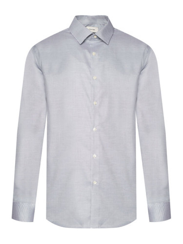 Calvin Klein Риза LV019EU057 Син Slim Fit