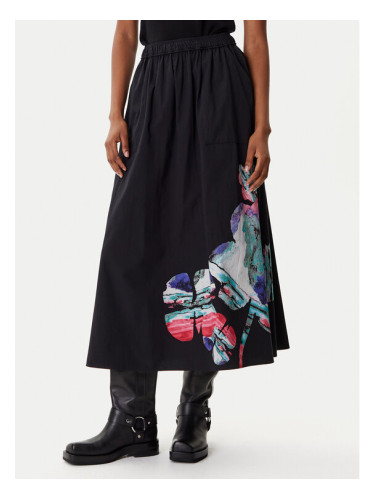 Desigual Пола тип трапец Ella Lacroix 25WWFW05 Черен Regular Fit