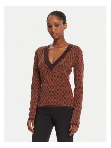 Gaudi Пуловер 521FD53025 Кафяв Regular Fit