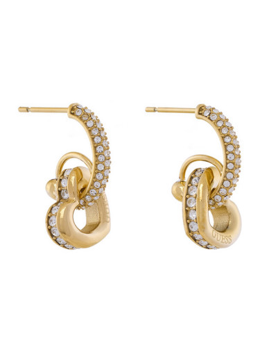 Guess Обици JUBE05 465JW Златист