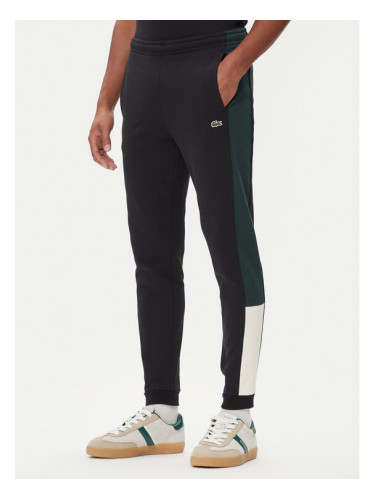 Lacoste Долнище анцуг XH5923 Черен Regular Fit