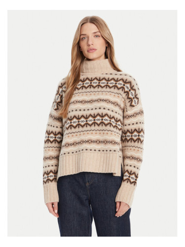 Barbour Поло Helen LKN1560GY15 Бежов Regular Fit