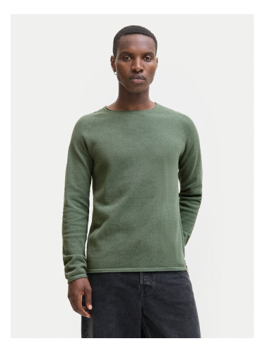 Jack & Jones Пуловер Hill 12157321 Зелен Regular Fit
