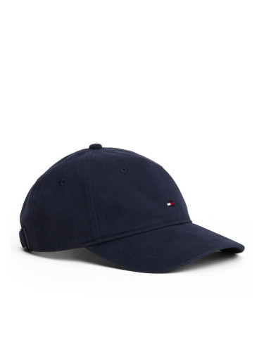 Tommy Hilfiger Шапка с козирка Th Flag Soft 6 Panel AW0AW17781 Тъмносин