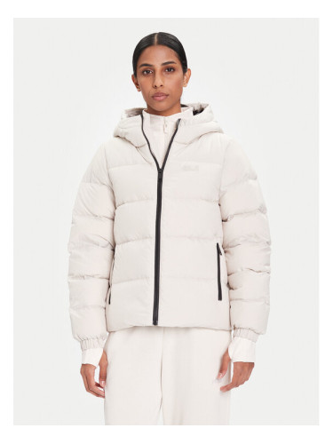 Jack Wolfskin Пухено яке Frozen Palace A65097 Бежов Regular Fit