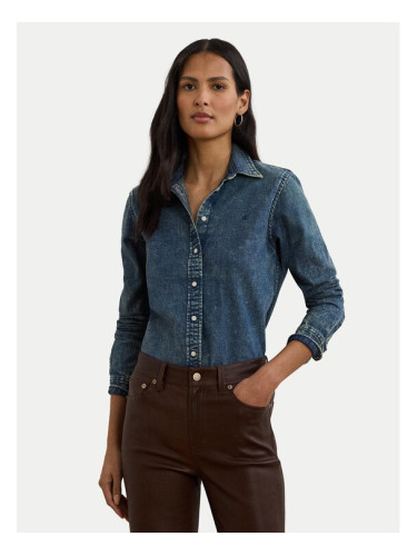 LAUREN RALPH LAUREN дънкова риза 200971084001 Син Classic Fit