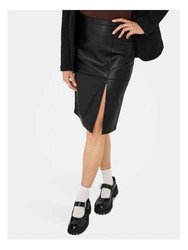 ONLY Пола от имитация на кожа Oline 15315998 Черен Slim Fit