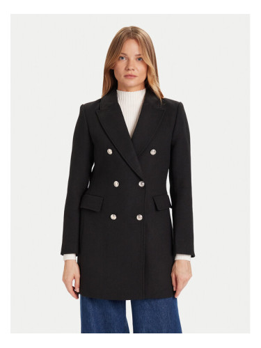 Morgan Преходно палто 252-GCHA Черен Regular Fit