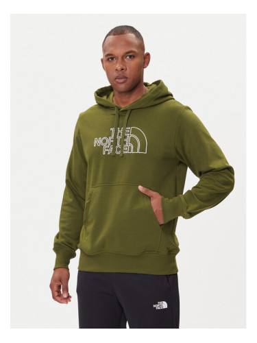 The North Face Суитшърт Drew Peak Light NF0A8C1B Зелен Regular Fit