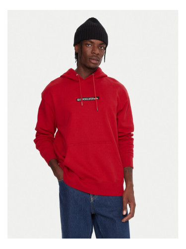 Quiksilver Суитшърт Dna EQYFT05121 Червен Oversize