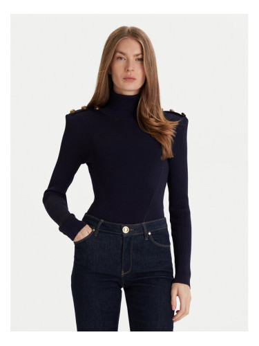 Gaudi Поло 521FD53037 Тъмносин Regular Fit